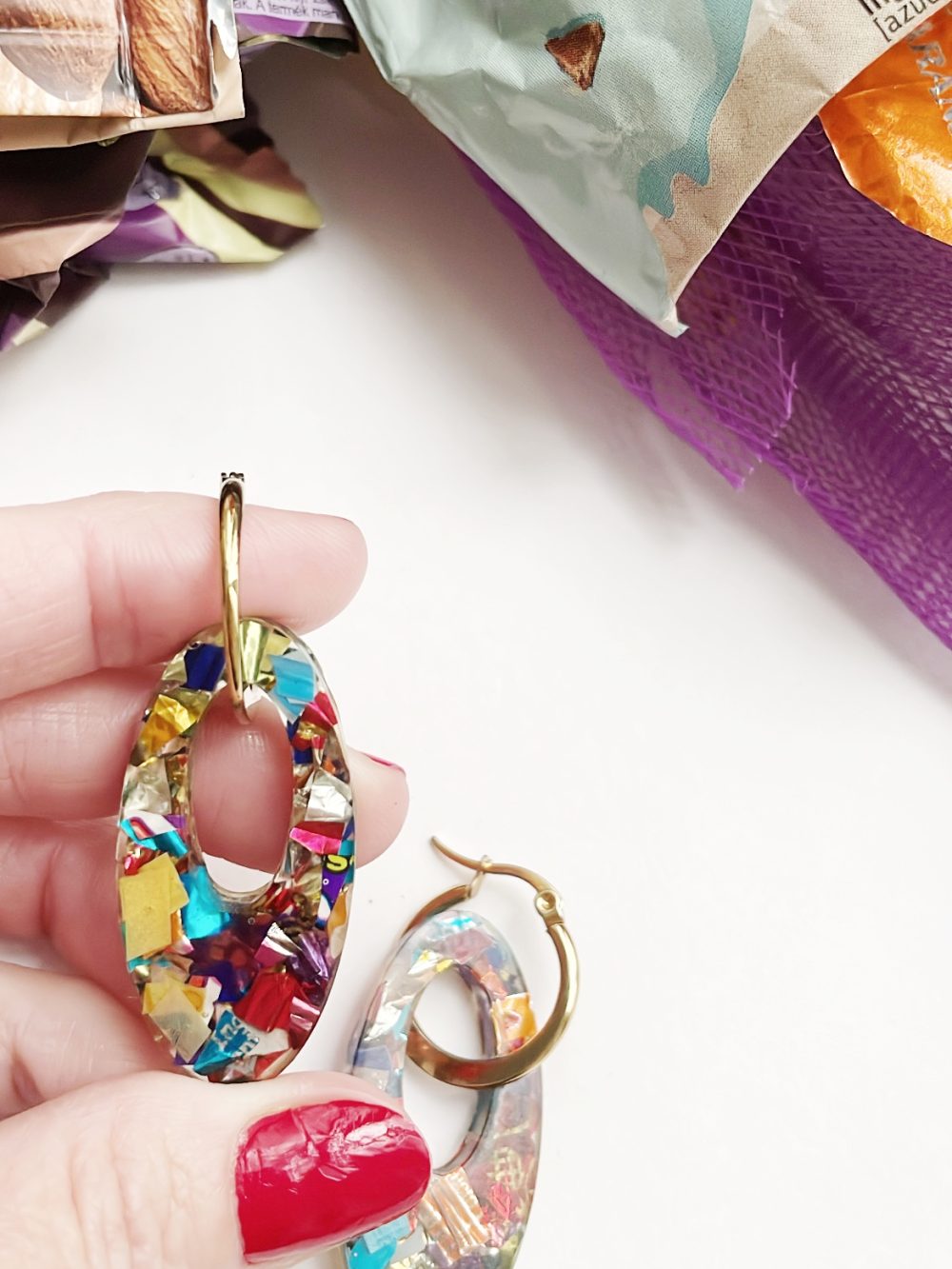 Pendientes Óvalo Glastic