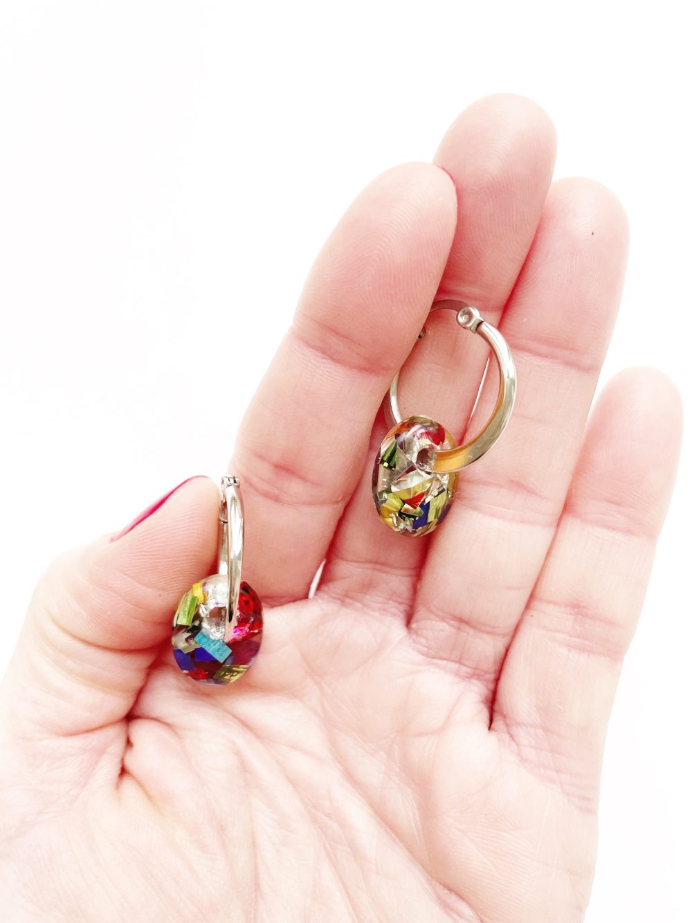 Pendientes Drop Mini Mezcla Glastic