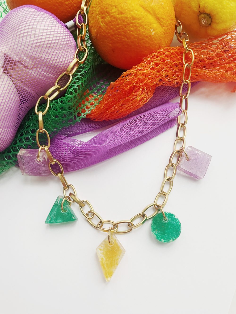 Collar Tricolor Malla Glastic